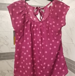 Lauren Conrad sheer blouse, size M